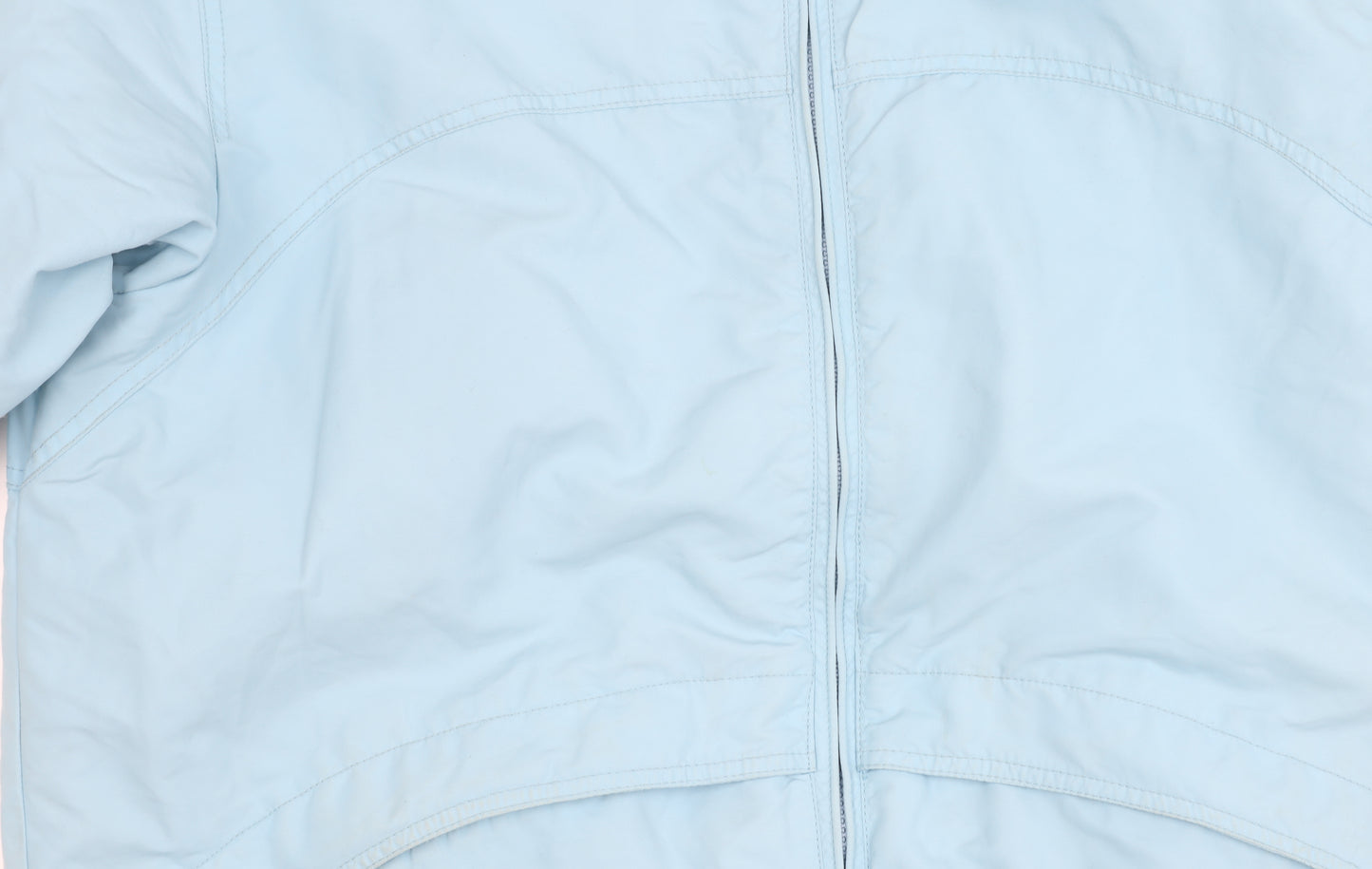 Killer Loop Womens Blue Hooded Puffer Jacket Size M Regular