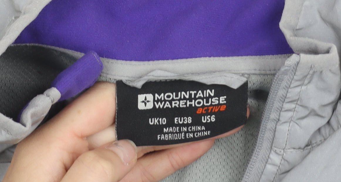 Mountain Warehouse Women’s Grey Size 10 Windbreaker Lightweight Jacket