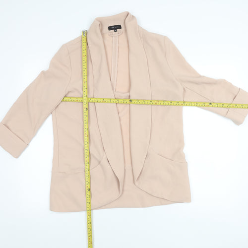 New Look Women’s Beige Size 14 Shawl Collar Blazer Jacket