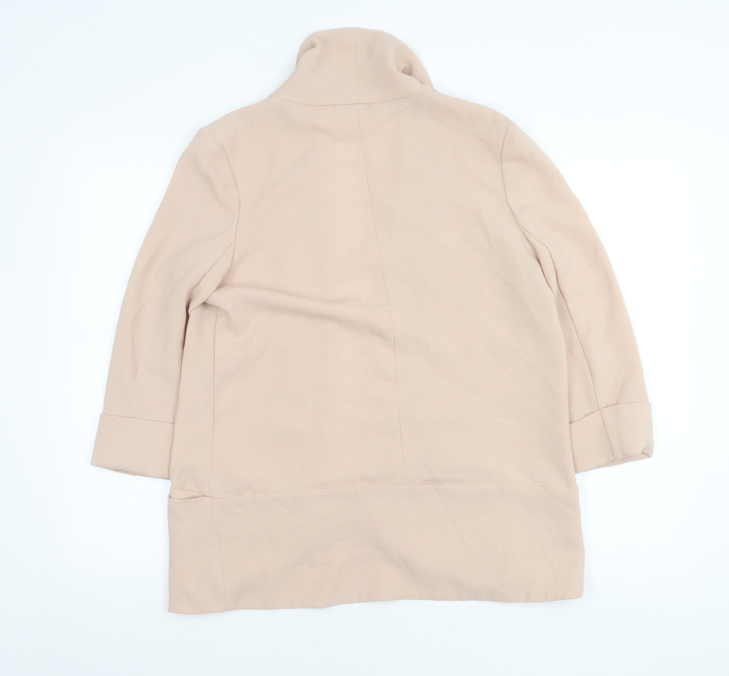 New Look Women’s Beige Size 14 Shawl Collar Blazer Jacket