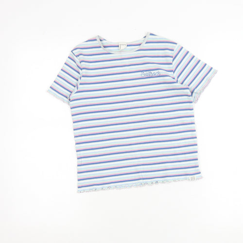 Saltrock Women’s Multicoloured Striped Cotton T-Shirt S