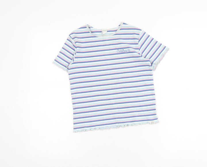 Saltrock Women’s Multicoloured Striped Cotton T-Shirt S