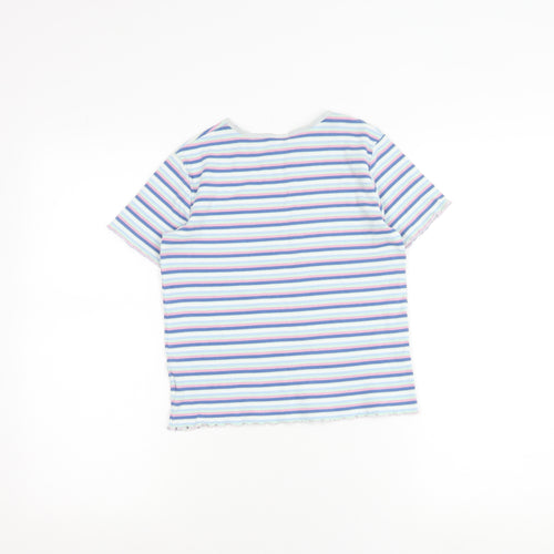 Saltrock Women’s Multicoloured Striped Cotton T-Shirt S