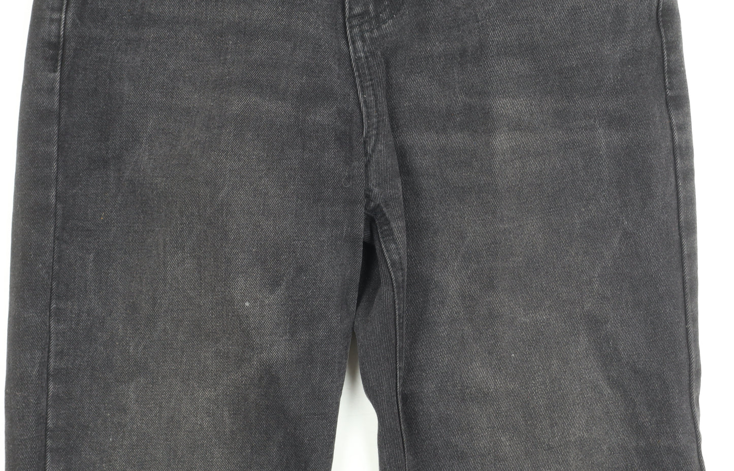 PrettyLittleThing Women’s Black Straight Jeans Size M Mid Rise