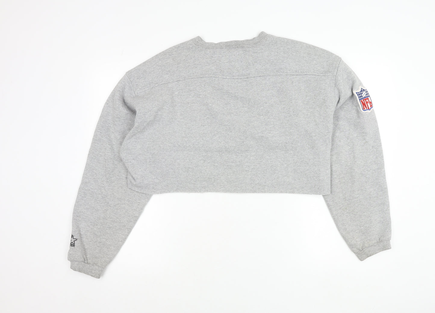Starter Womens Grey L Pullover NFL Browns Vintage Sweatshirt