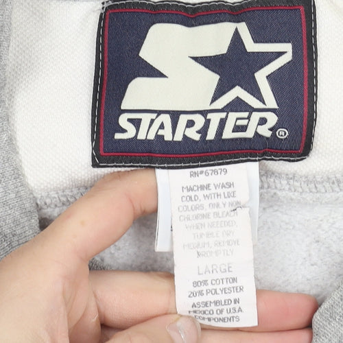 Starter Womens Grey L Pullover NFL Browns Vintage Sweatshirt