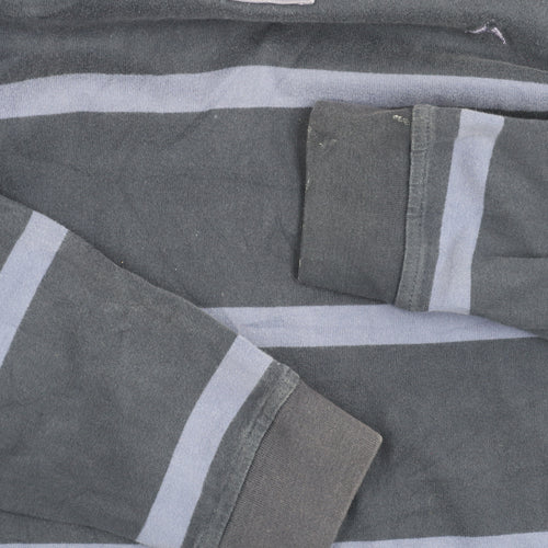 Austin Reed Men’s Blue Stripe 1/4 Zip Sweatshirt Size M