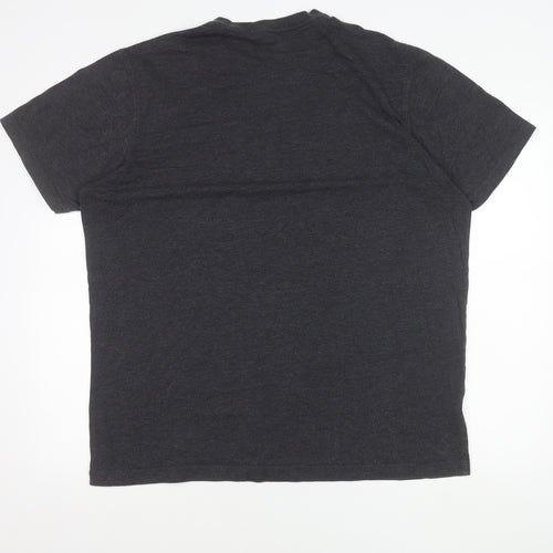 Eddie Bauer Men’s Black XL Short Sleeve Crew Neck Cotton Blend T-Shirt