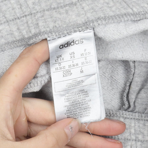 Adidas Women Grey XS Jogger Sweatpants Gym Training Trousers