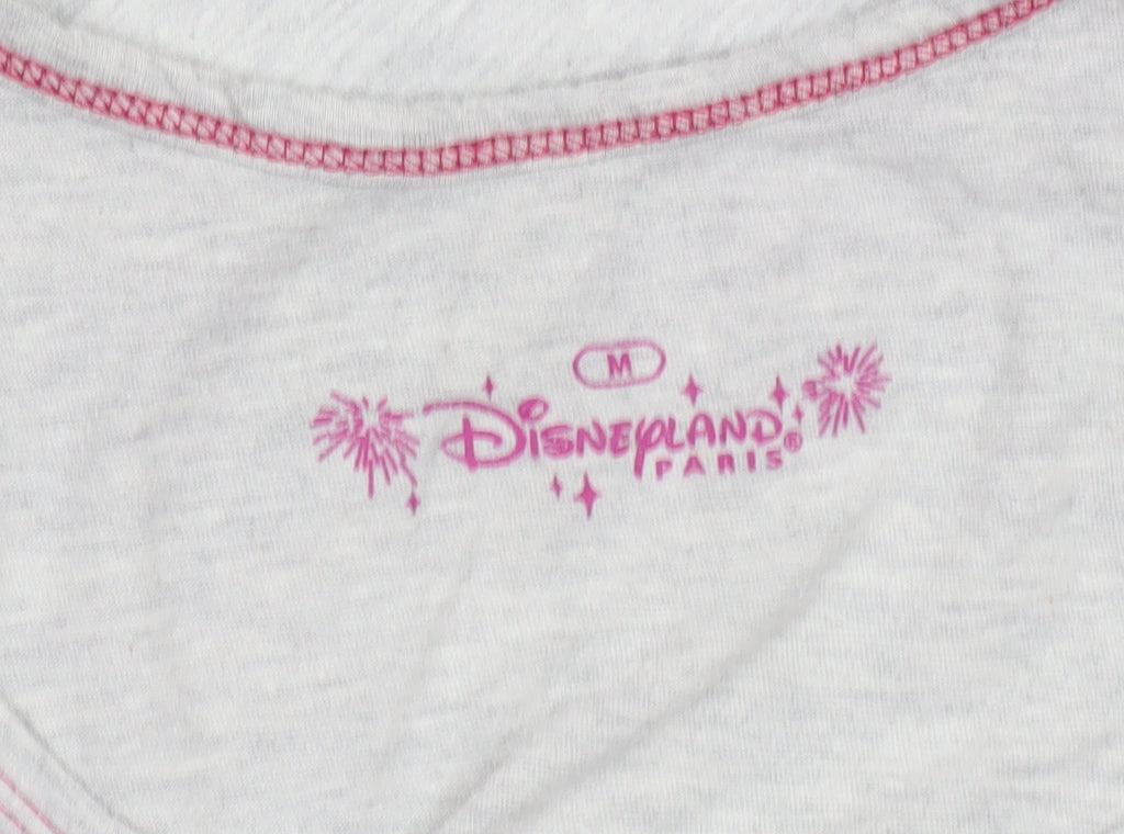Disneyland Paris Womens Grey Tank Top M Scoop Neck Disney Thumper