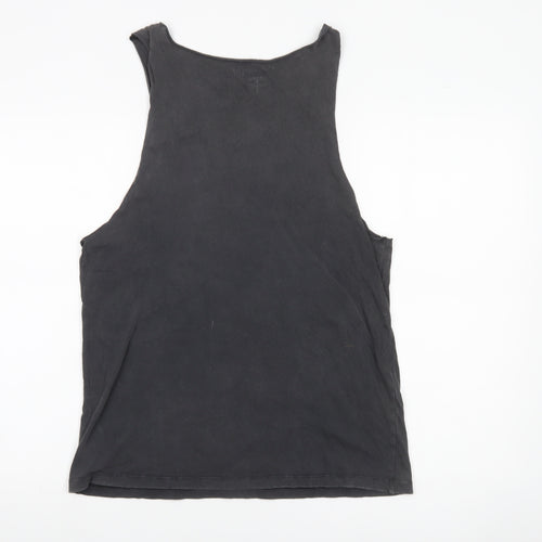 Condemned Nation Unisex Black Cotton Graphic Tank Top Size M