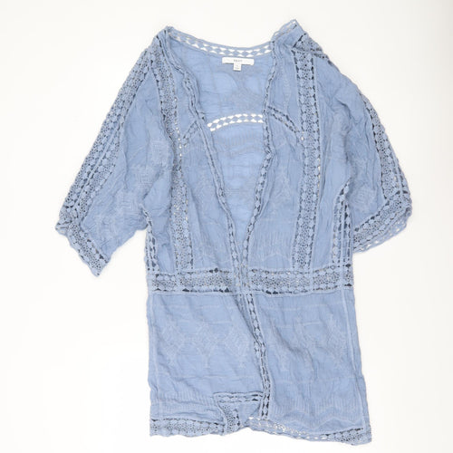Next Women’s Blue Crochet Lace Swim Cover Up Size S