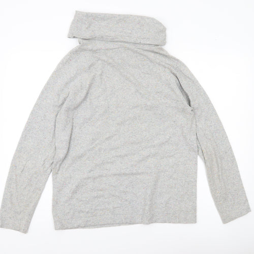 Laura Ashley Women’s Grey Roll Neck Knit Jumper UK 12