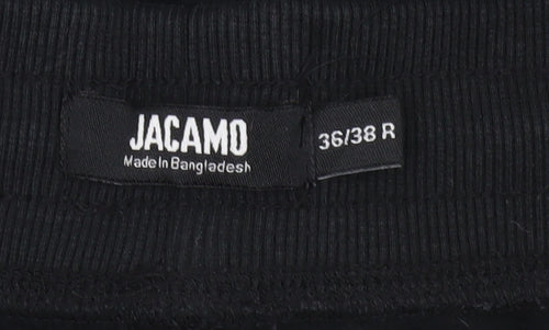 Jacamo Men’s Black Jogger Sweatpants Size 36 Regular Fit Tapered