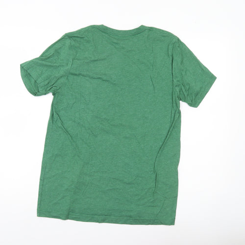 Tumbleweed TexStyles Men’s Green Graphic Flower Cotton Blend T-Shirt M