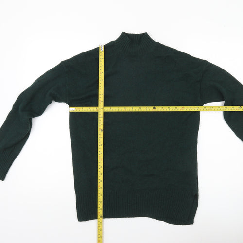 Nobody's Child Women's Green XS Mock Neck Knit Jumper