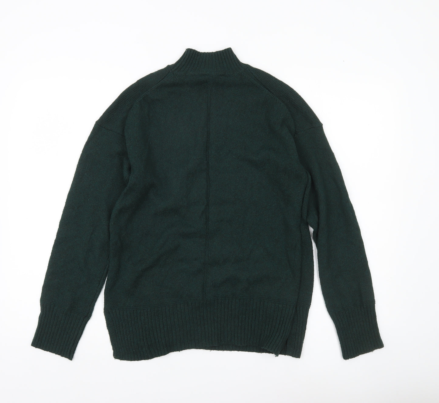 Nobody's Child Women's Green XS Mock Neck Knit Jumper