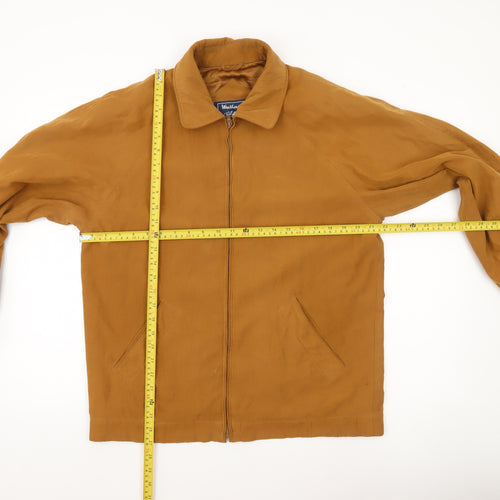 Weatherguard Men's Brown Polyester Nylon Zip Jacket Size S