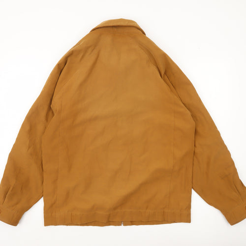 Weatherguard Men's Brown Polyester Nylon Zip Jacket Size S