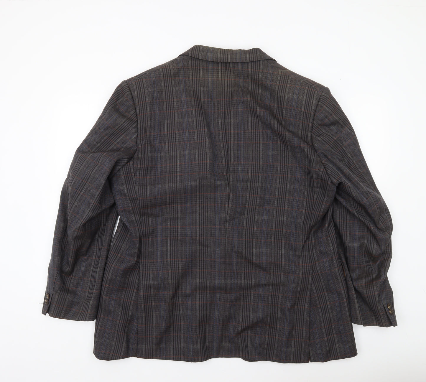 Magee Men’s Plaid Wool Blazer Jacket 40S Notch Lapel