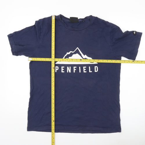 Penfield Men's Blue Graphic Logo T-Shirt Size M Regular Fit