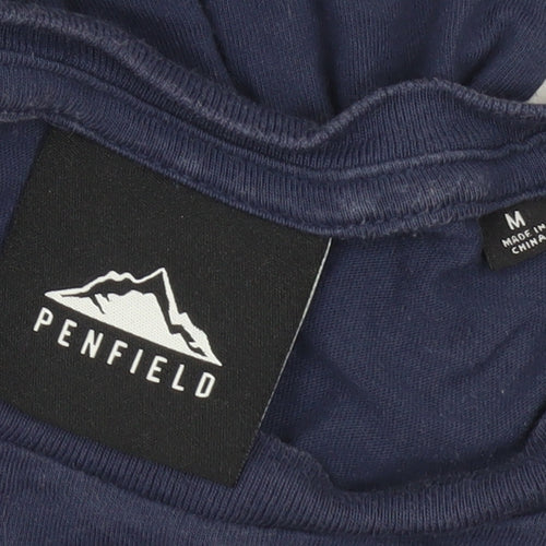 Penfield Men's Blue Graphic Logo T-Shirt Size M Regular Fit