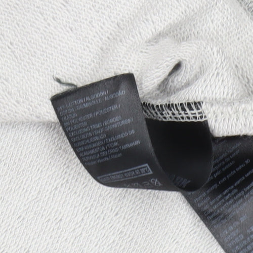 Ivy Park Womens Grey Sweatshirt Medium Pullover Logo Print Casual
