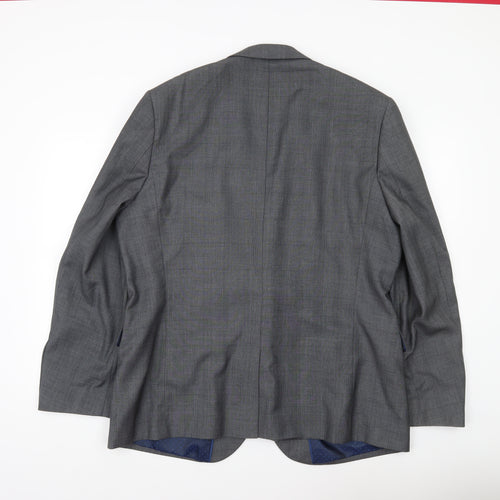 Tailor & Cutter Men’s Grey 46R Notch Lapel Suit Jacket