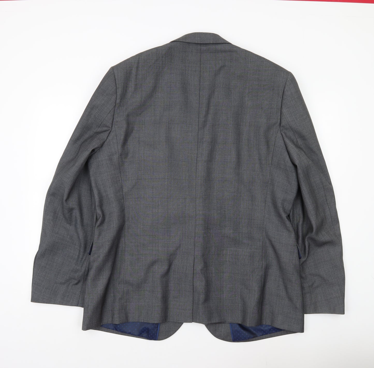 Tailor & Cutter Men’s Grey 46R Notch Lapel Suit Jacket