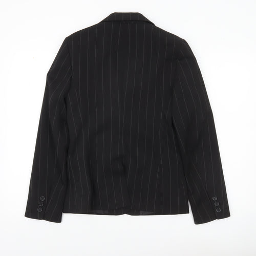 Atmosphere Womens Black Pinstripe Suit Jacket UK 10 Regular Fit