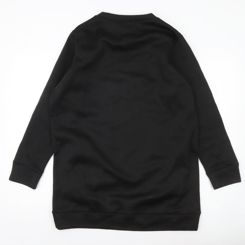 Nouvelle Collection Womens Black Christmas Reindeer Sweatshirt M