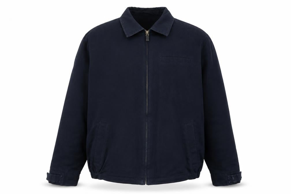 Debenhams Men’s Blue Cotton Jacket L 43in Full Zip Casual