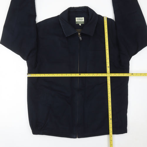 Debenhams Men’s Blue Cotton Jacket L 43in Full Zip Casual
