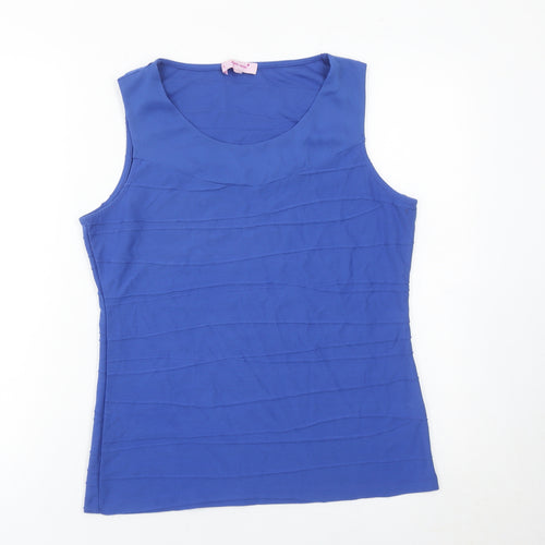 Marks and Spencer Per Una Women’s Blue Size 12 Scoop Neck Sleeveless Tank