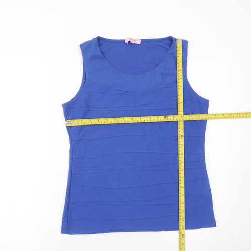 Marks and Spencer Per Una Women’s Blue Size 12 Scoop Neck Sleeveless Tank