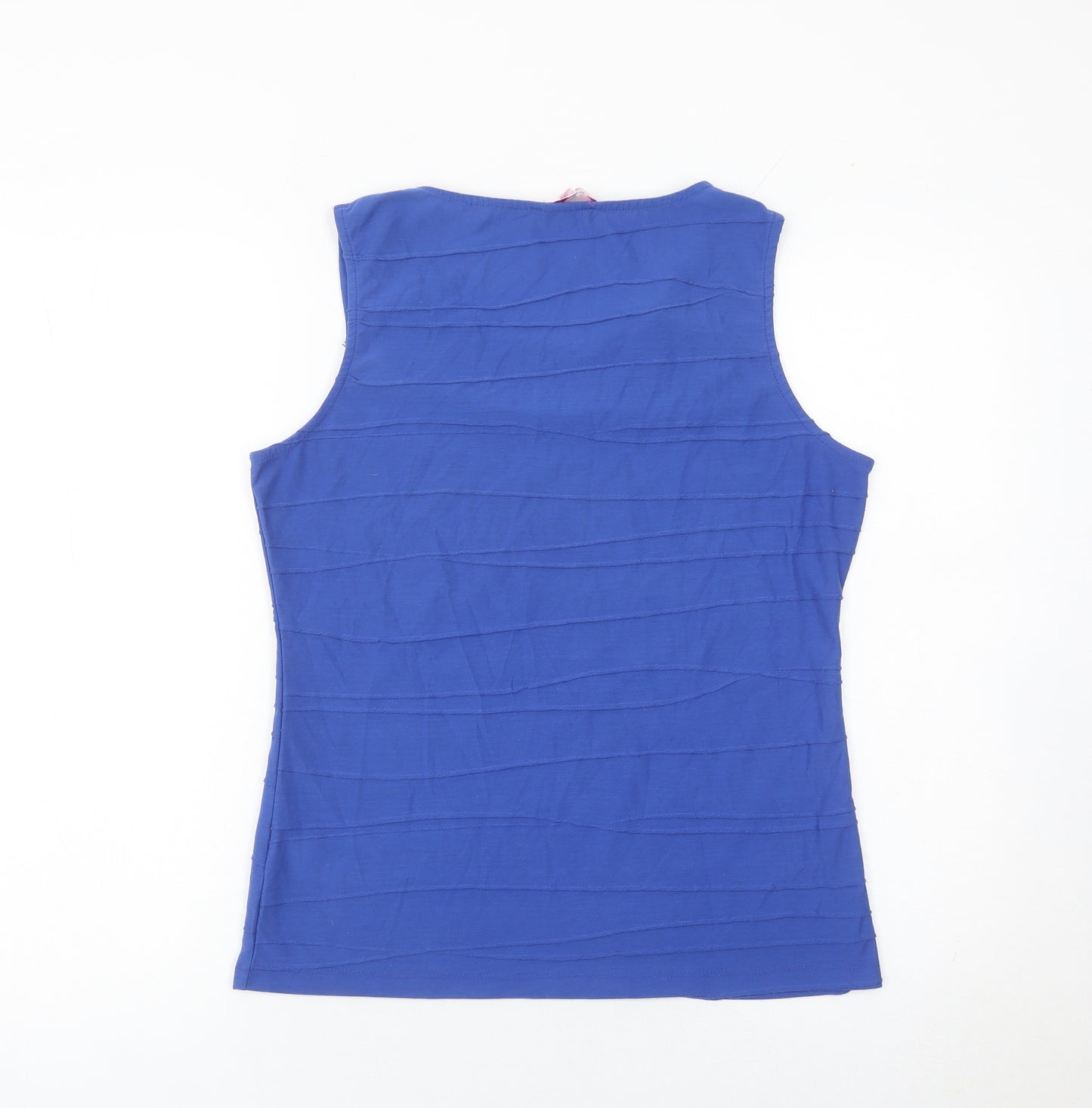 Marks and Spencer Per Una Women’s Blue Size 12 Scoop Neck Sleeveless Tank