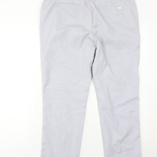 White House Black Market Women’s Grey Slim Ankle Trousers Size 12