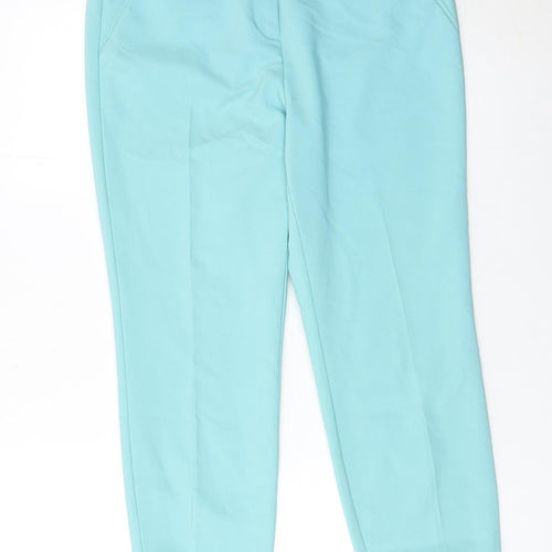 Matalan Women Blue Slim Fit Stretch Trousers UK 12 Regular