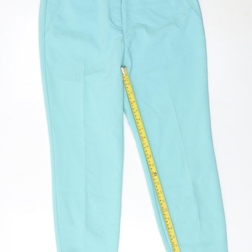 Matalan Women Blue Slim Fit Stretch Trousers UK 12 Regular