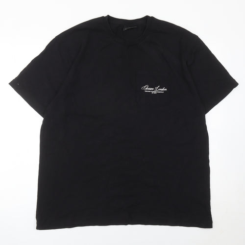 Closure LDN Men's Black XL Short Sleeve Cotton Crew Neck T-Shirt
