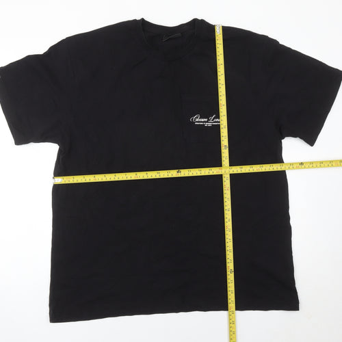 Closure LDN Men's Black XL Short Sleeve Cotton Crew Neck T-Shirt