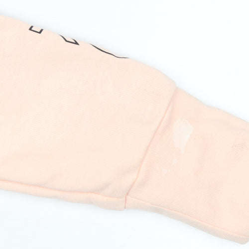 Nike Pro Women’s Pink Sweatshirt Small Pullover Logo Raglan Sleeve