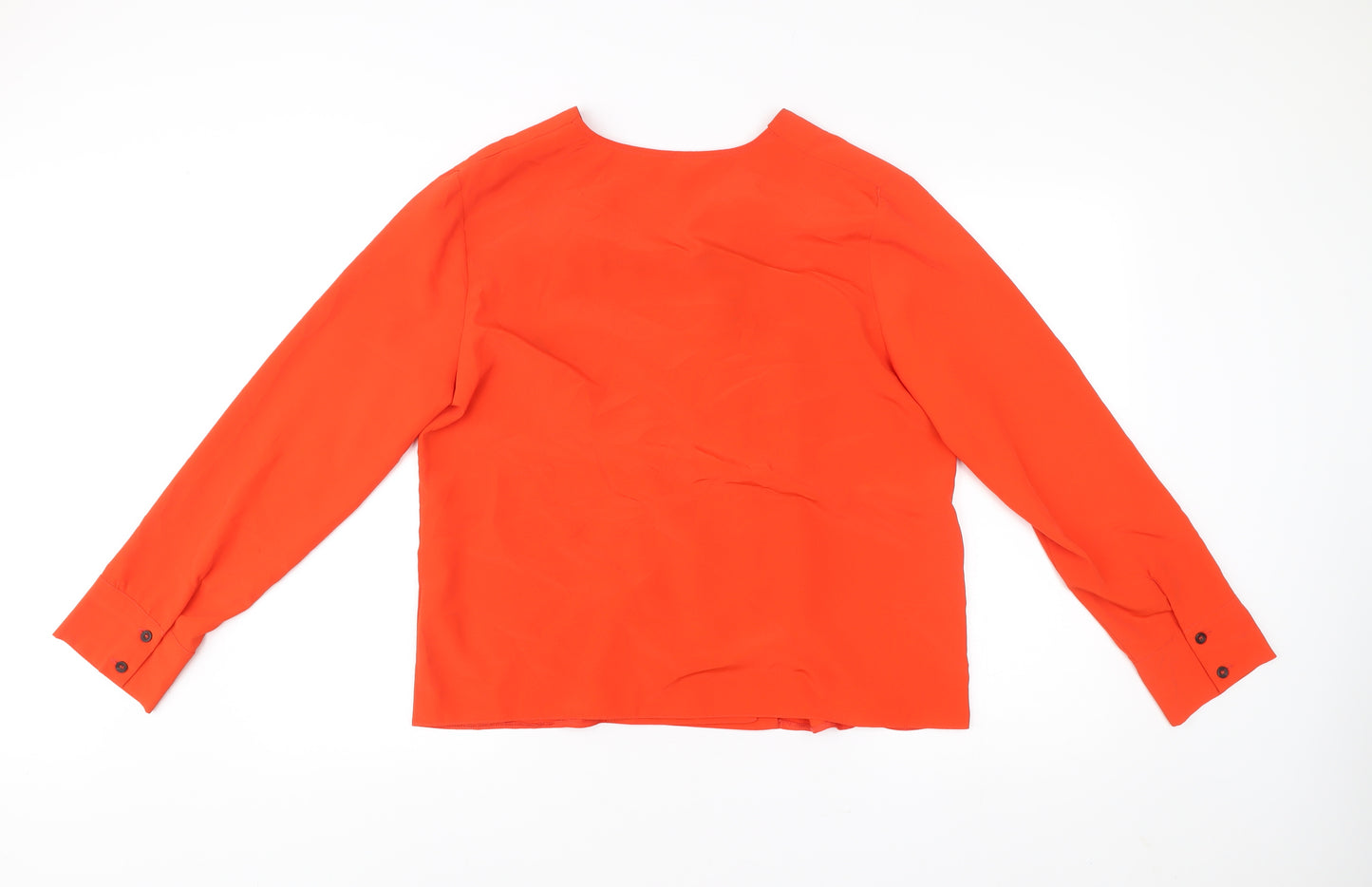 Red Herring Womens Red Blazer Jacket Size 16 Buttoned Cropped