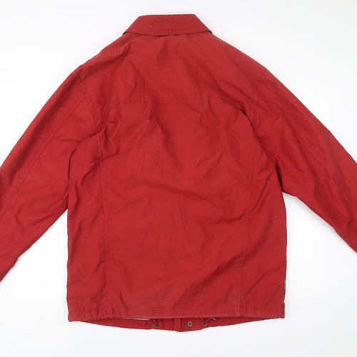 Dannimac Men’s Red Rain Coat Jacket M Regular Fit Mid-Length