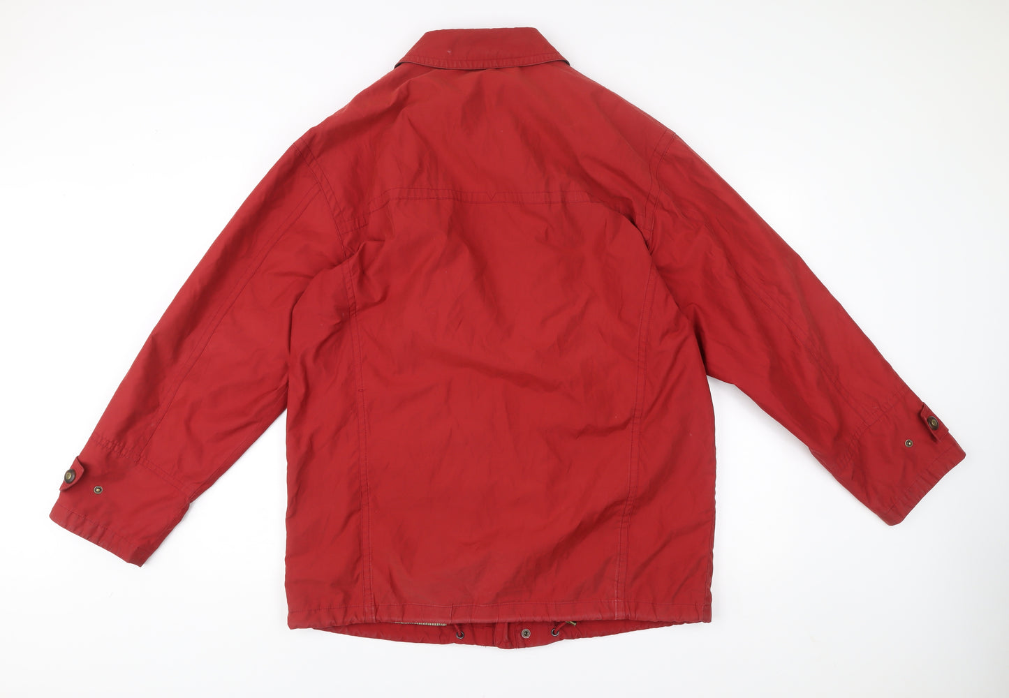 Dannimac Men’s Red Rain Coat Jacket M Regular Fit Mid-Length