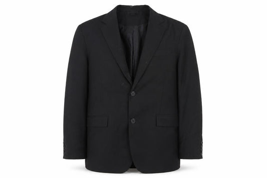 Monki Unisex Black Blazer Medium Chest Notch Lapel Jacket