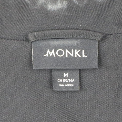 Monki Unisex Black Blazer Medium Chest Notch Lapel Jacket