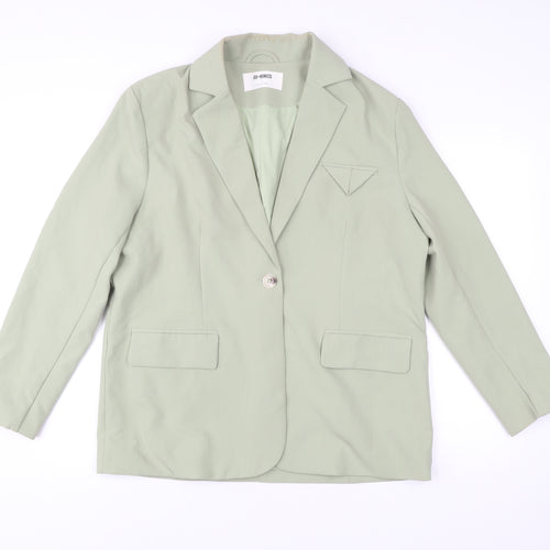 4th & Reckless Women’s Green Size 12 Single-Breasted Blazer Jacket