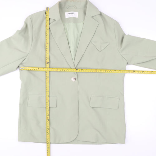 4th & Reckless Women’s Green Size 12 Single-Breasted Blazer Jacket