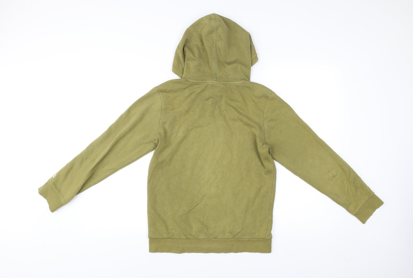 Champion Boys Green Pullover Hoodie 11-12 Yrs Regular Fit Logo Sportswear